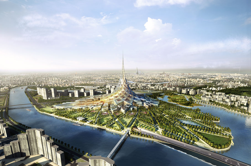 Illustration for article titled If These Proposed Skyscrapers Are Ever Built, Cities Will Be Insane